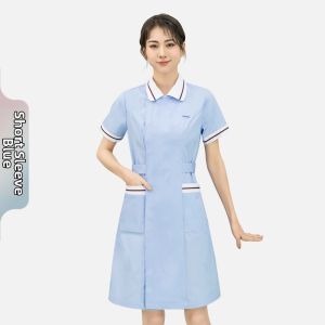 ZIXUN | Lightweight Long-Sleeve Nurse Uniform with Peter Pan Collar
