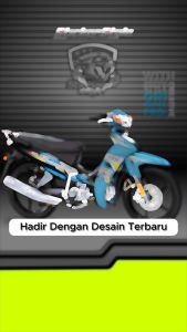 Decal Stiker Striping Variasi Motor Yamaha Vega R New Tahun 2005-2008