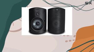 Polk Audio Atrium 5 All Weather Speakers indoor outdoor speakers  (Black)- Atrium5