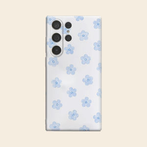 Blue Blossom Luxury Fashion Full Lens Protective Case for Samsung Galaxy S26 S25 S24 A56 A36 Plus Ultra