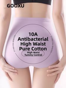 GUXU | High-waisted Pure Cotton Maternity Pants For Heavyweight Use Sanitary