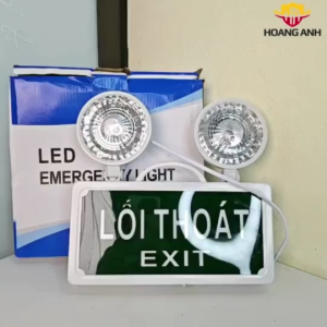 Đèn sự cố kèm thoát hiểm exit kết hợp mắt cua