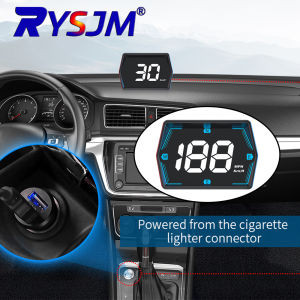 RYSJM | G20 Head Up Display HUD With USB Connection Speedometer Compass GPS Car Projector Overspeed Alarm Mph Kmh HD Display