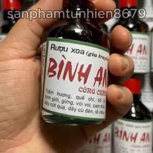 Chính Hãng - (Combo 4 chai) Dầu xoa bóp xương khớp Bình An chai 30ml