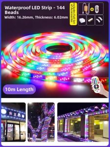 YUANMUXUAN | Color Changing Ultra Bright Decorative LED Strip Lights