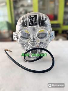 Lampu tembak Laser TRANSFORMER LIUHJG PLUS Devil  RGB Merah Jauh dekat putih kuning