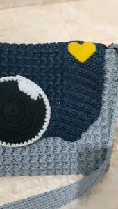 Tas Selempang Bahu Wanita PEGE Dorthea Slempang Rajut Model Casual - PG 8952