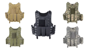 【จัดส่งจากกรุงเทพฯ】MGFLASHFORCE Molle เสื้อกั๊กทหาร เสื้อกั๊กต่อสู้ เสื้อกั๊กยุทธวิธี เสื้อกั๊กแผง SWAT  ตกปลา ล่าสัตว์ เพนท์บอล กองทัพเกราะ