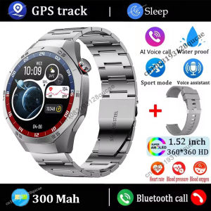 2026 New Smart Watch Mens 1.52 HD Screen Bluetooth Talk Heart Rate Monitor Men Women NFC Outdoor Sport Tracker Smart Watch MA27