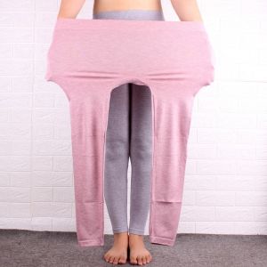 Extra Large Long Johns Womens Winter plus Size Leggings Chubby Girl High Waist Stretch Modal 100.00kg Wear
