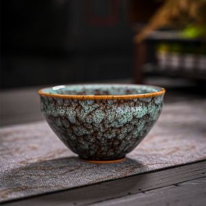 ZiQuanJian JOJOS L. PD. Purple Spring Valley Ceramics Gongfu Tea Cup Set Handmade Ceramic Tea Bowl Traditional Chinese Tea Tools
