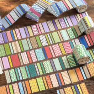 Stickers Punk | Dopamine Geometric Washi Tape 5cm