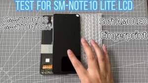 For Samsung Note 10 Lite 6.7" AMOLED LCD Display Touch Screen Replacement Assembly with Frame for N770 N770F