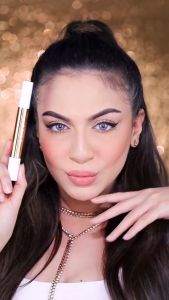 O.TWO.O Stamp Eyeliner 2 in 1 Eyeliner Black Double Head Waterproof Eyeliner Pencil Eye Makeup eyeliner stamp eyeliner