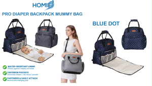 2024 Diaper Bag Mummy Daddy Backpack Baby Stroller Bag Waterproof