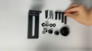 Smart Stand and Sliding Barn Door Bottom Adjustable Floor Guide Roller Hardware Set