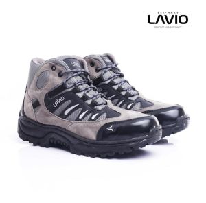 BIG SIZE 44-48 SEPATU GUNUNG HIKING TOURING SAFETY BOOTS UJUNG BESI LAVIO PASKAL HIGH PREMIUM