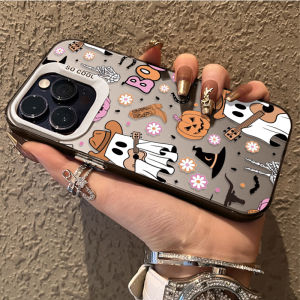 Bandai | Ốp Lưng Halloween Ghost Goth Matte Cho Samsung Galaxy A Series - Chống Trầy Xước Chống Bụi Nhẹ Bảo Vệ Hai Lớp A26 A36 A56 & Hơn Thế Nữa