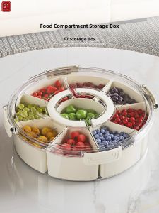 Sealed Rotatable Snack and Spice Storage Tray