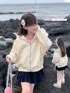 Casual Girls Jacket Autumn New Style Korean Version Fashionable Childrens Autumn Clothes Hoodie Little Girl Casual Top