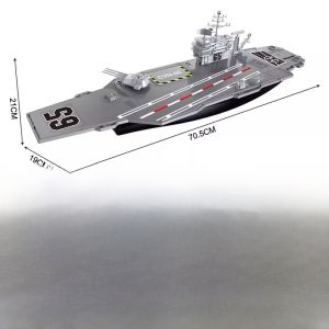 Large Aircraft Carrier Toy Model J15 Fighter Plane on Board Aircraft Carrier Simulation Model Toy for Boys And Girls