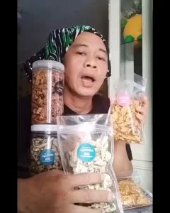 Basreng Ngeunah Tangerang 300gr Daun Jeruk Snack Viral