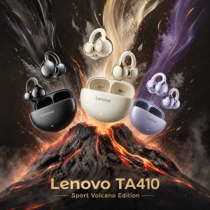 Lenovo | 2026new Lenovo TA410 TWS Wireless Gaming Earphones Panoramic Spatial Sound Effects Long Battry Life HDVoice Bluetooth Headphones
