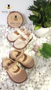 Giày Búp Bê Lưới Cho Bé Gái Tập Đi Thoáng Mát Phù Hợp Đi Mùa Hè Đi Học Đi Chơi Size 15-25