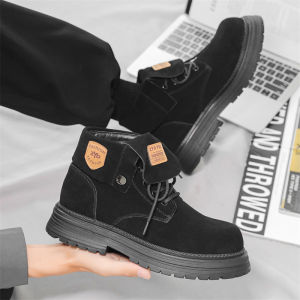 Recommended Designer Mens Martin Boots Faux Suede Short Boots Outdoor Sports Shoes Comfortable Fall Season Footwear