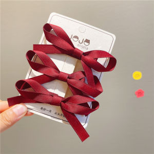 เครื่องประดับผมเด็กผู้หญิงสไตล์บัลเล่ต์ปมผีเสื้อคลิปด้านข้าง เด็กทารก Headwear เรียบง่าย Match กิ๊บเด็กสไตล์เจ้าหญิง