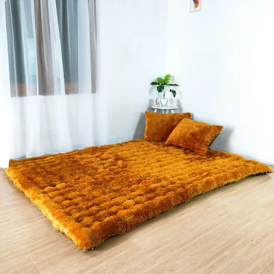 Kasur Gender Bulu Rasfur PREMIUM Gratis 2 Bantal 180x140 Kasur Lantai Bulu Rasfur 200x200 Halus Dan Tebal