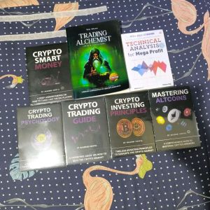 paket 7 buku 5 akademi crypto 1 Buku technical analysis for Mega profit dan 1 buku TRADING ALCHEMIST