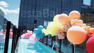 Balon Latex Metalik Isi 30 Pcs Mix Warna Angka Ulang Tahun