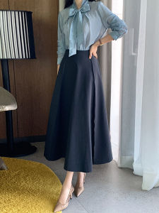 PIAOYA | Vintage High-Waist French Style A-Line Skirt