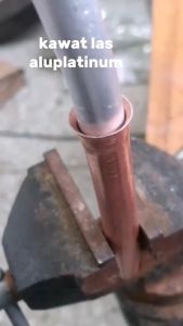 Kawat Las set Besi Bakar tongkat Solder Stainless Stick Almunium Suhu Rendah aluplatinum residu flux