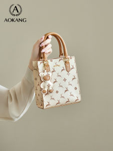 Aokang Womens Large Capacity Shoulder Bag 2025 New Style Commuter Handbag Piano Sheet Music Bag Soft Comfortable Fabric