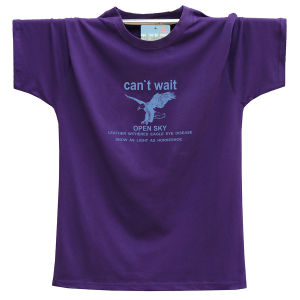 เสื้อยืดคอกลมแขนสั้นหลวมๆ สำหรับผู้ชาย แฟชั่นฤดูร้อน เสื้อยืดผู้ชายสไตล์ปารีส ลายนกบิน แบรนด์ดัง เสื้อยืดคอกลมลายพิมพ์ทันสมัย