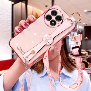 OnePlus 13 Silicone Case with Crossbody Strap And Lanyard Creative Womens Model Full Lens Protection Anti-fall Soft Shell Oppo