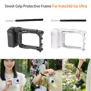 Street Grip Kit For Insta360 Go Ultra Hand Grip Mount Quick Release Rabbit Cage with Shutter Button Protective Frame Accessories