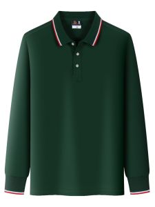 Spring New Style Mens Long Sleeve Polo Shirt Loose Casual Collared T-Shirt Business Casual Dress Code Breathable Comfortable