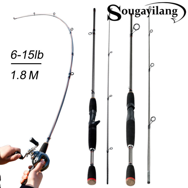 Cheap SOUGAYILANG Fishing Spinning Rod Casting Rod Set with