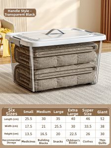 XINGYOU | Transparent High Capacity Storage Box