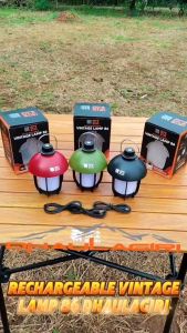 Dhaulagiri Rechargeable Vintage Lamp 86 Waterproof - Lampu Lentera Gantung Anti Air - Lampu Tenda Camping Outdoor