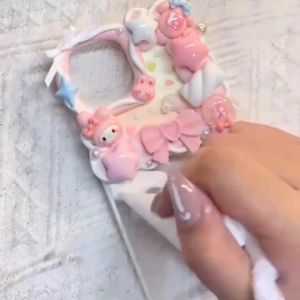 50g Transparent Jelly Cream Glue Anti-Jelly Crystal Wholesale Glitter Phone Case DIY Material Handmade Wholesale Notebook School Supplies