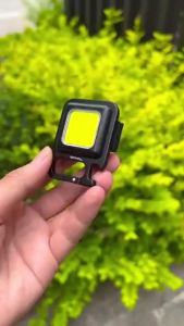 Móc khóa Mini cầm tay COB Đèn làm việc / USB có thể sạc lại / Đi bộ đêm Đèn khẩn cấp cắm trại ngoài trời