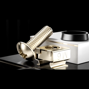 Baut Mur M6 Hardcase Cage Nut Screw Sekrup 50Pcs Rack Server Rak Kabinet Khusus Hard Case Set Washer Head Baja Tahan Karat