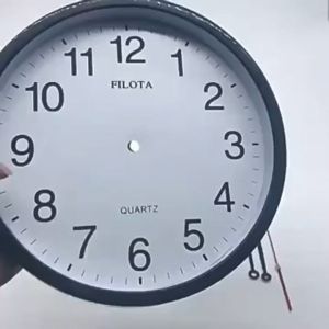 DIY Clock Movement Mechanism: Battery Operated Clock Motor Kit with 1 Set of Clock Hands for Clock Repair Replacement