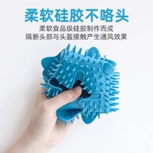 Phụ Kiện Bảo Vệ Mũ Bảo Hiểm Xe Đạp Bằng Silicon Không Làm Hỏng Tóc Phụ Kiện Trang Trí Bảo Vệ Tóc Cho Bé Gái Mùa Thu