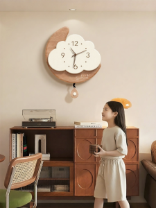 CTYLIGHTZ | Vintage Silent Flower Decorated Wall Clock for Home