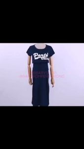 544002 - Korean Fashion Short Sleeve Maternity Dress Nursing Breastfeeding Pregnant Dresses Skirt Baju Ibu Mengandung Menyusu